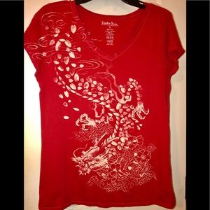Lucky Red Tee - Like New - Large